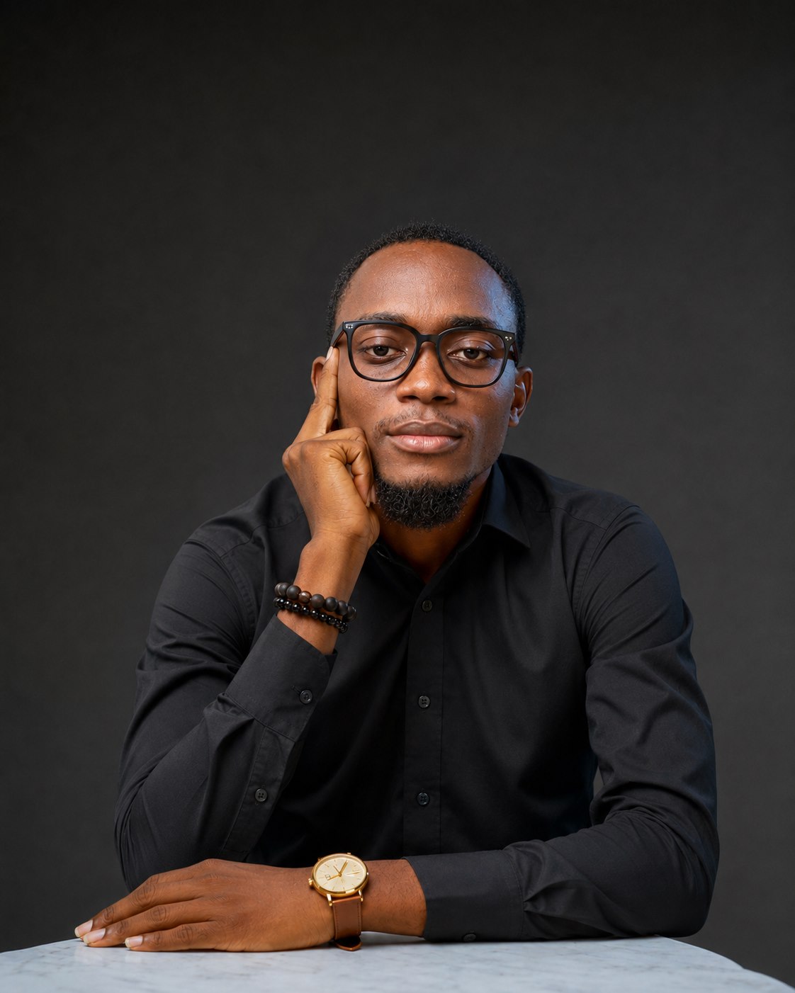 Eugene Eyambe Ndeme at work